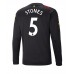 Billige Manchester City John Stones #5 Bortetrøye 2022-23 Langermet